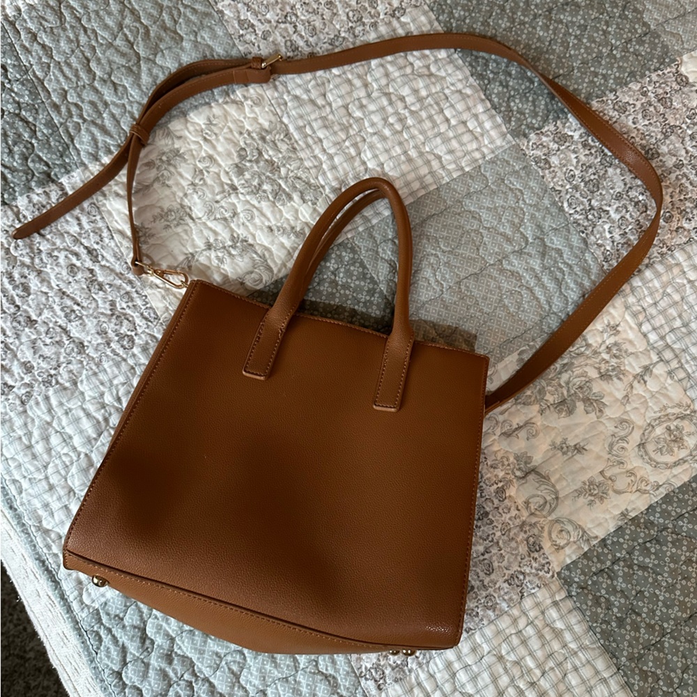 Madison West Crossbody Purse - PU Leather, Water Resistant